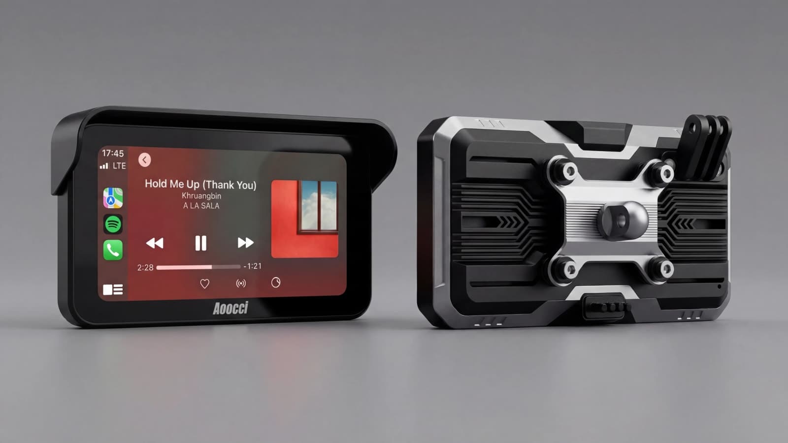 AOOCCI Motorcycle Dash Cams & Smart CarPlay Displays